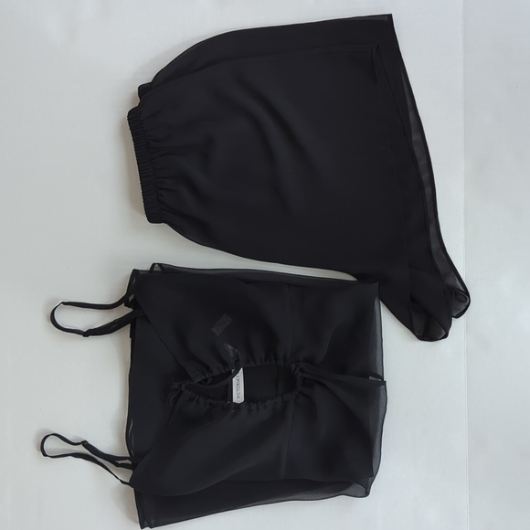 Victoria's Secret Sexy Sheer Negligee w/Bottoms M Black - Picture 12 of 16